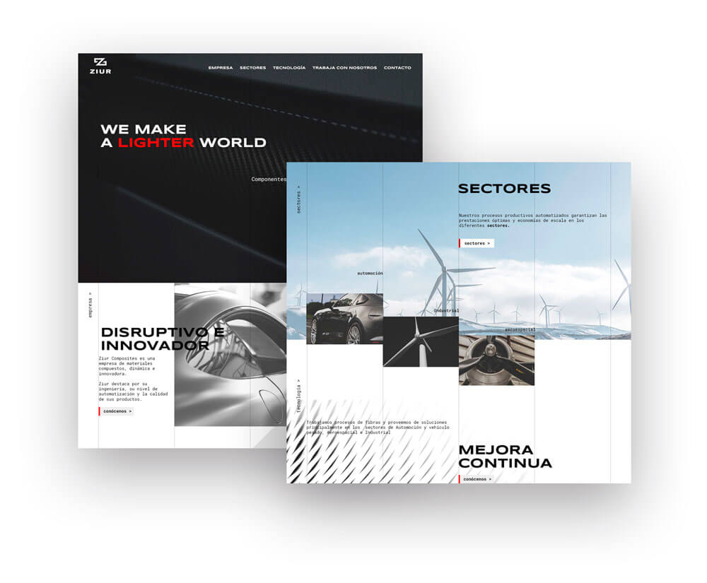 ziur web industrial