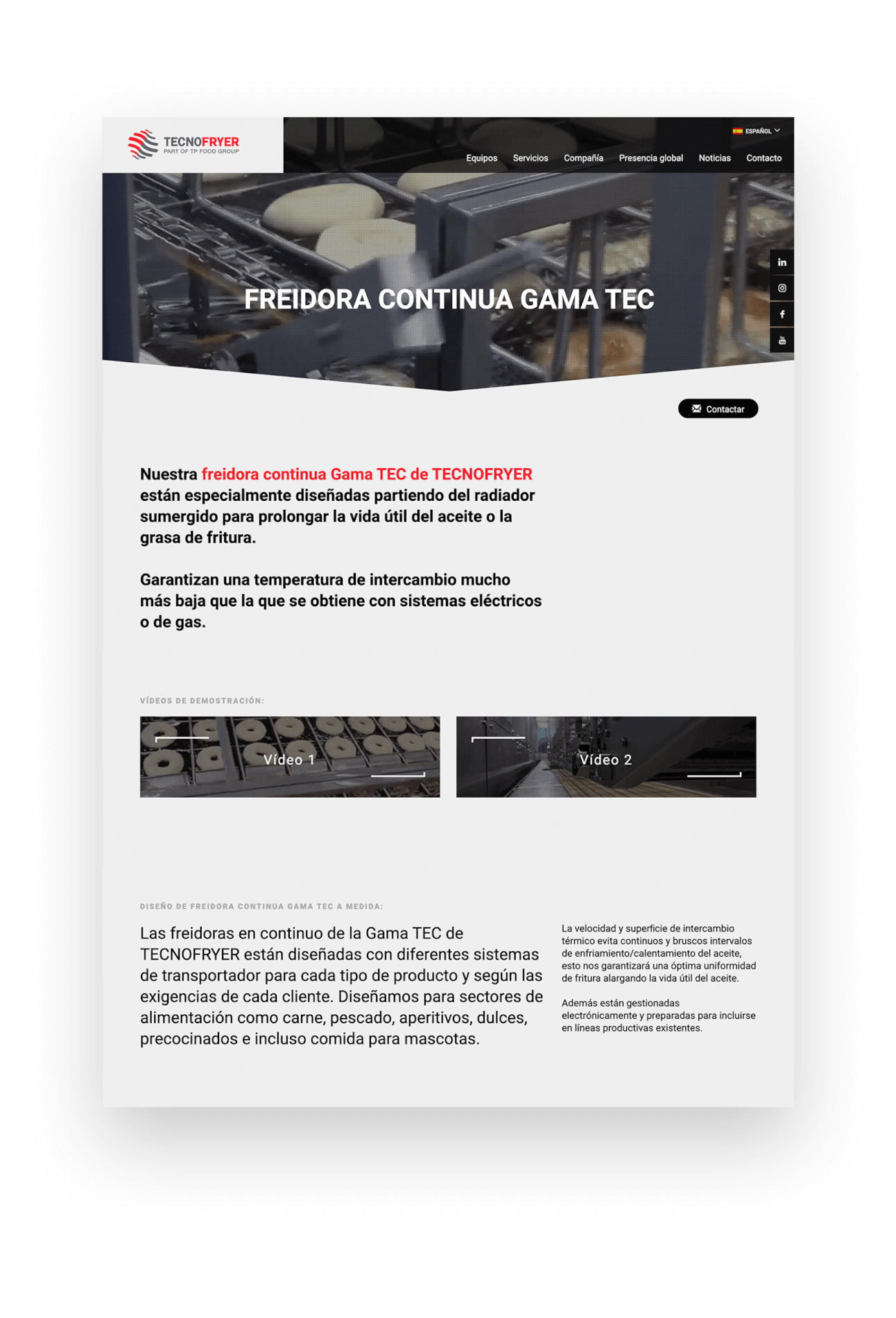 tecnofryer web