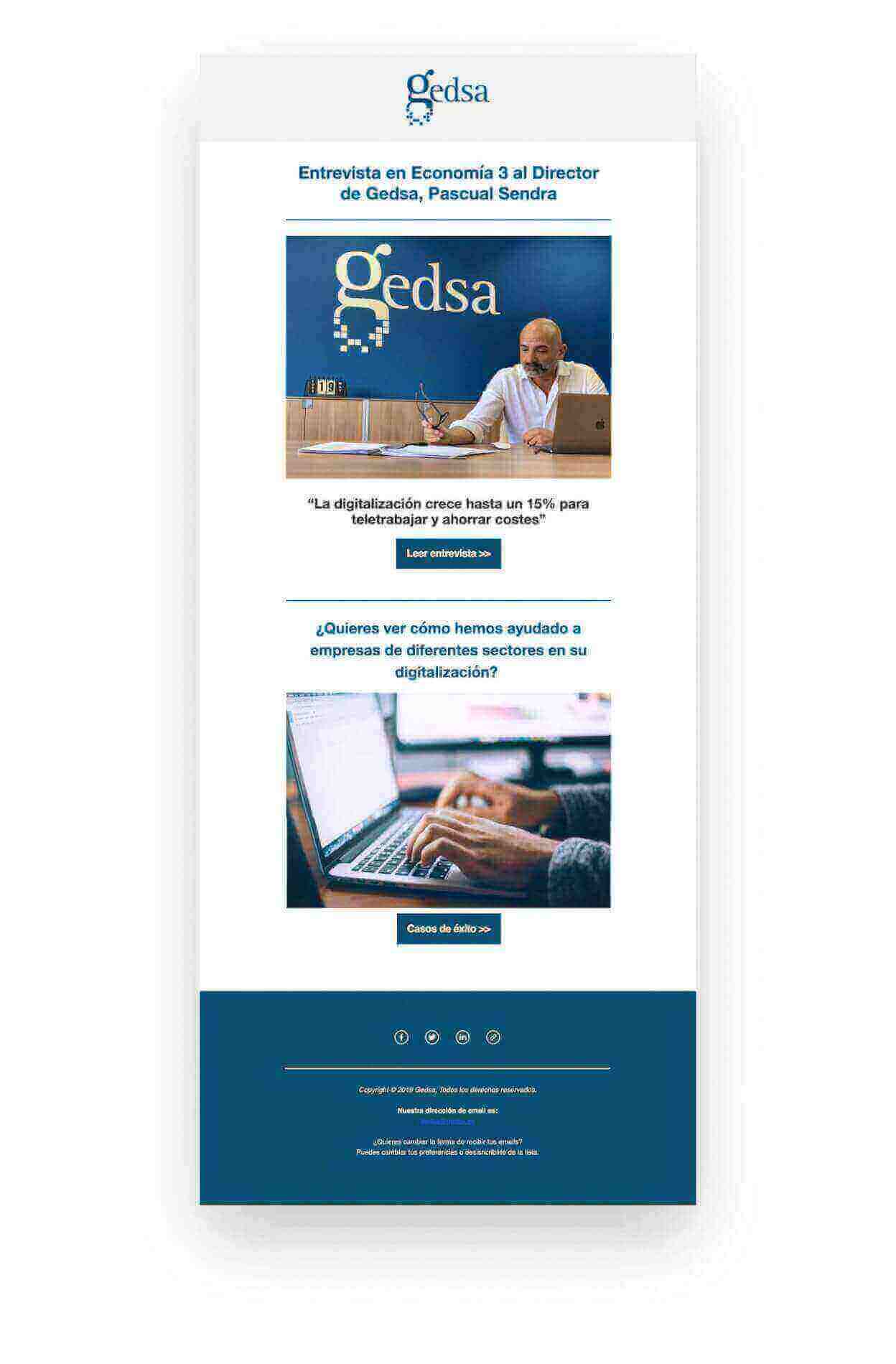 gedsa newsletter